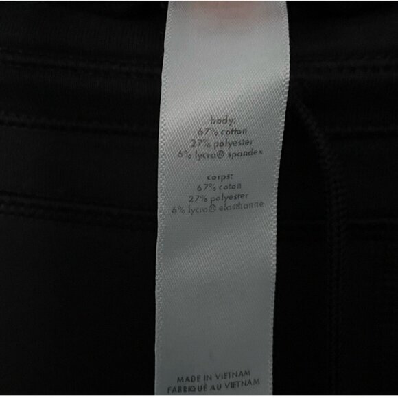 Lucy Athletic Capris Black Compression Cropped Pants Women’s Gym Medium - Picture 3 of 5